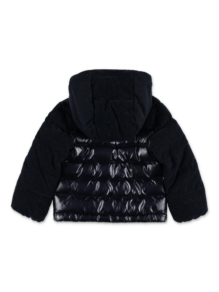 Piumino nero neonato
