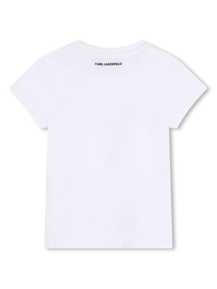 T-shirt bianca bambina