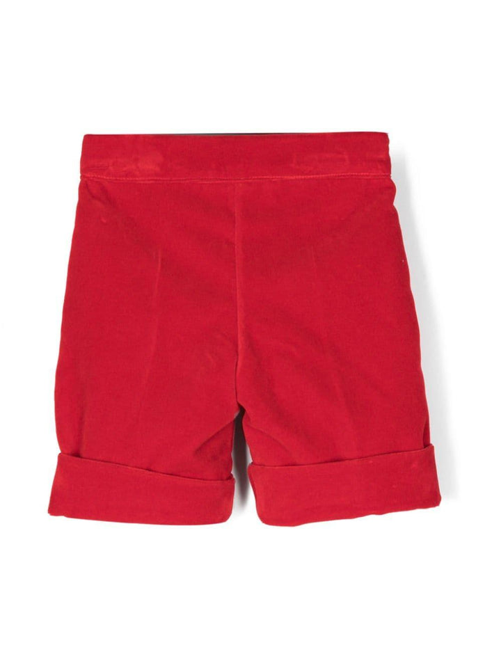 Bermuda rosso neonato unisex