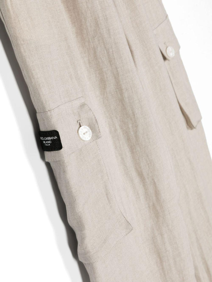 pantaloni beige bambino