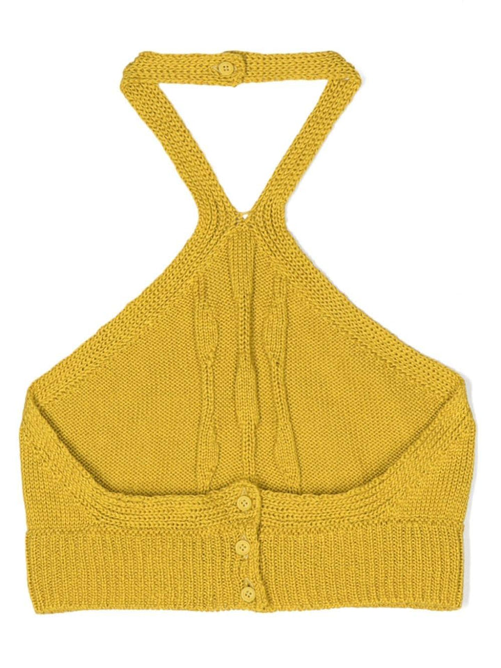 Top giallo mostarda bambina
