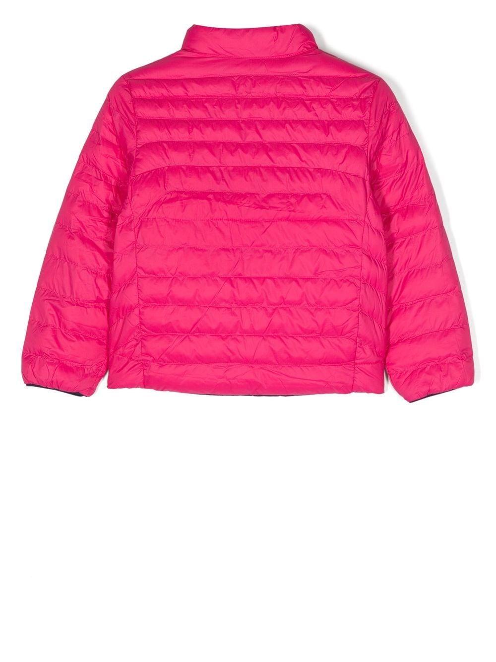 Piumino blu/fucsia bambino