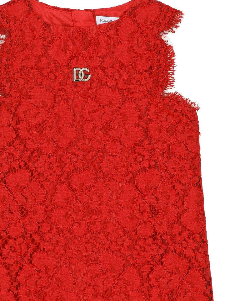 Abito rosso bambina