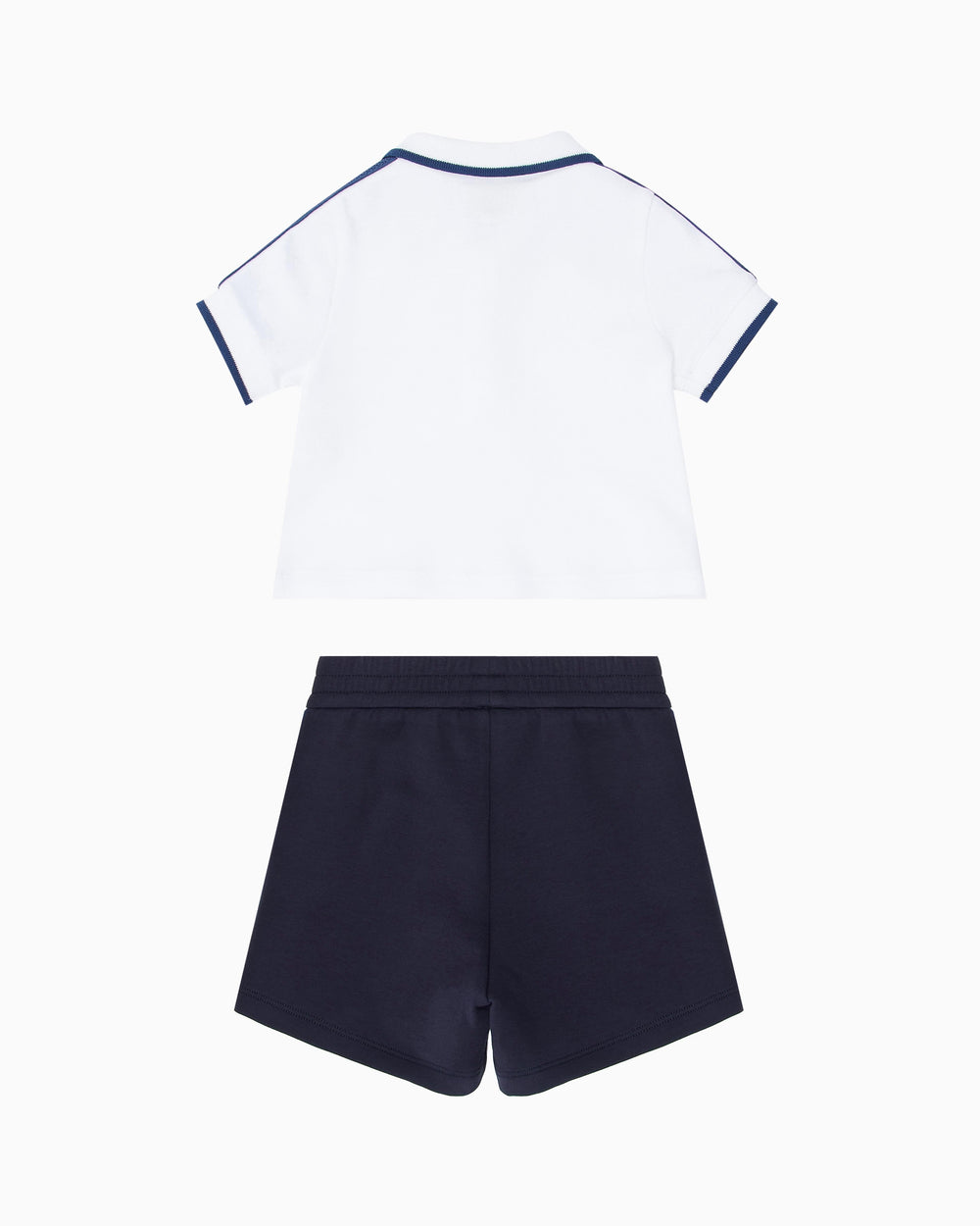 completo bianco/blu neonato EB000389AF10497 M0019 EMPORIO ARMANI KIDS 
