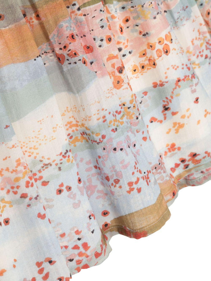 Camicia multicolor bambina con stampa