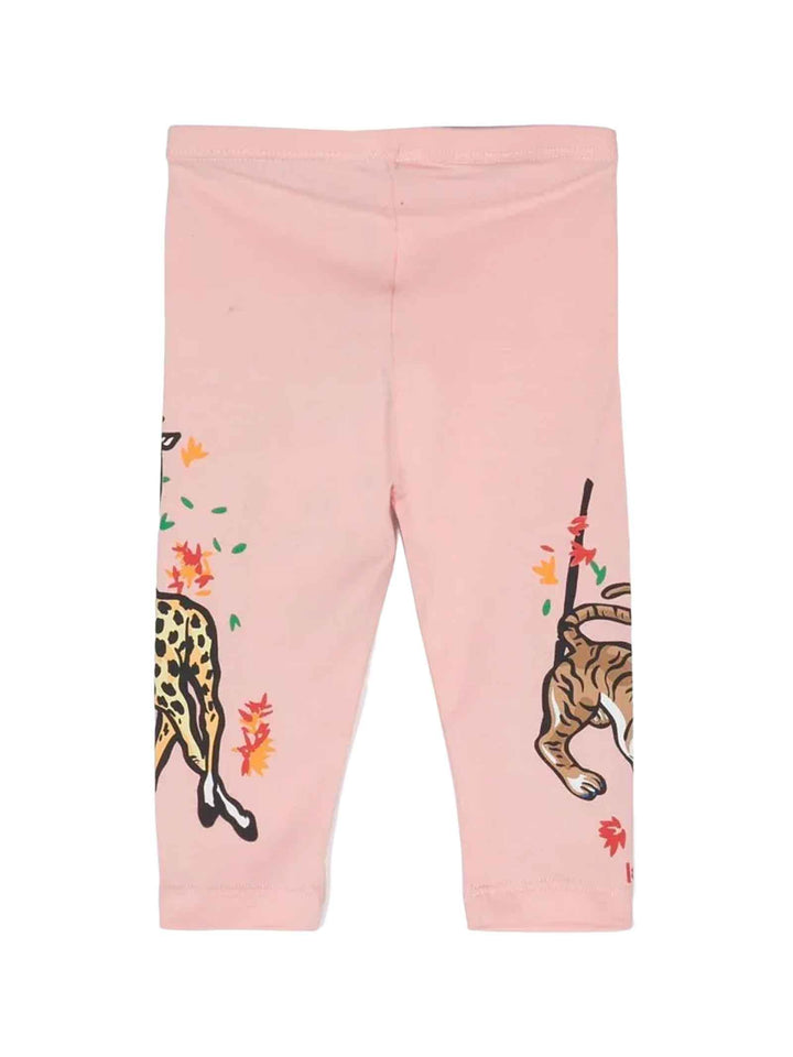 Leggins rosa neonata K04217 46G KENZO KIDS 