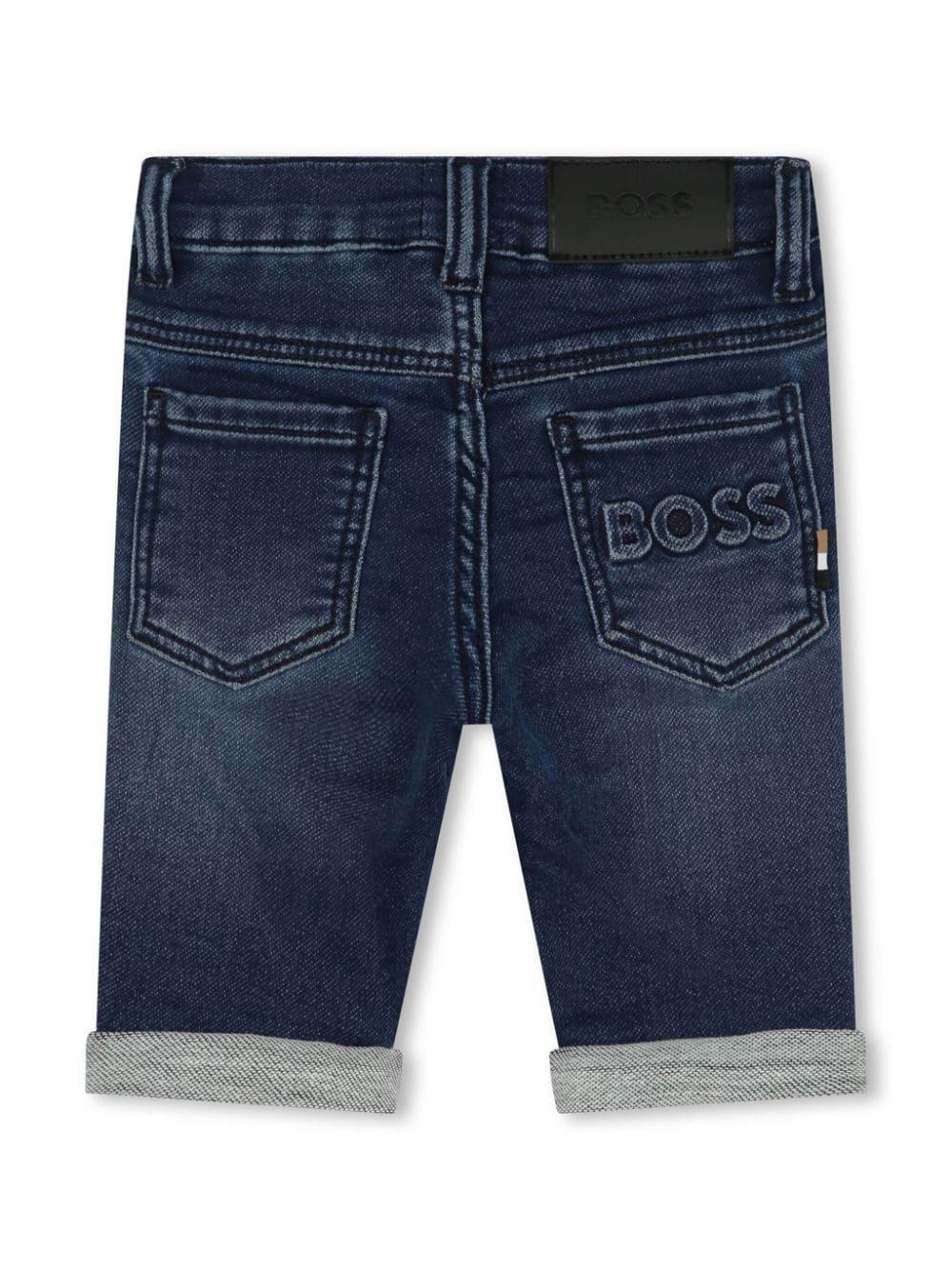 Jeans neonato blu