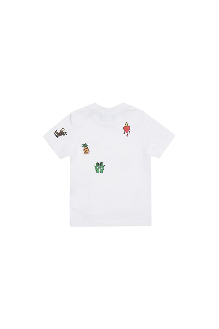 T-shirt bianca neonata