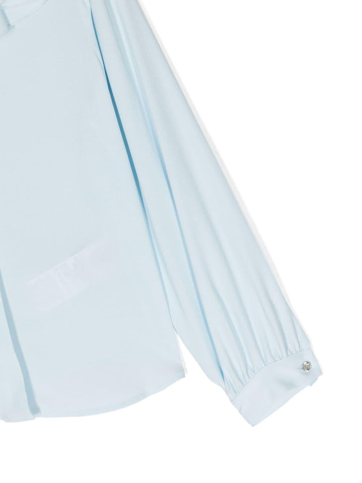 Camicia azzuro cielo bambina