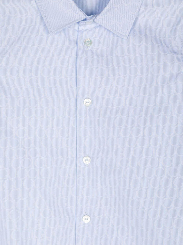 Camicia azzurra neonato