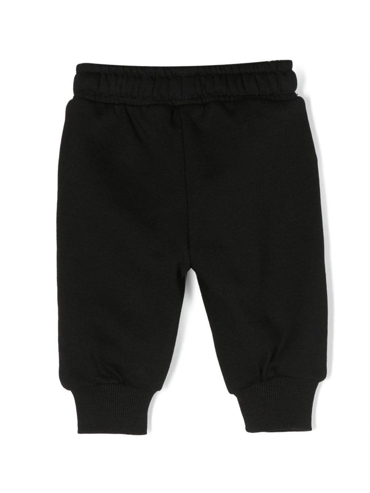 Pantaloni sportivi neri unisex con logo