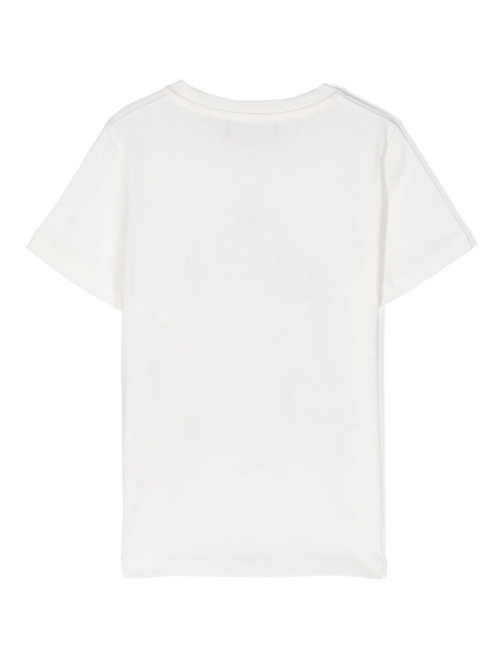 T-shirt bianca/nera bambino 10002391A09774 2W300 VERSACE 