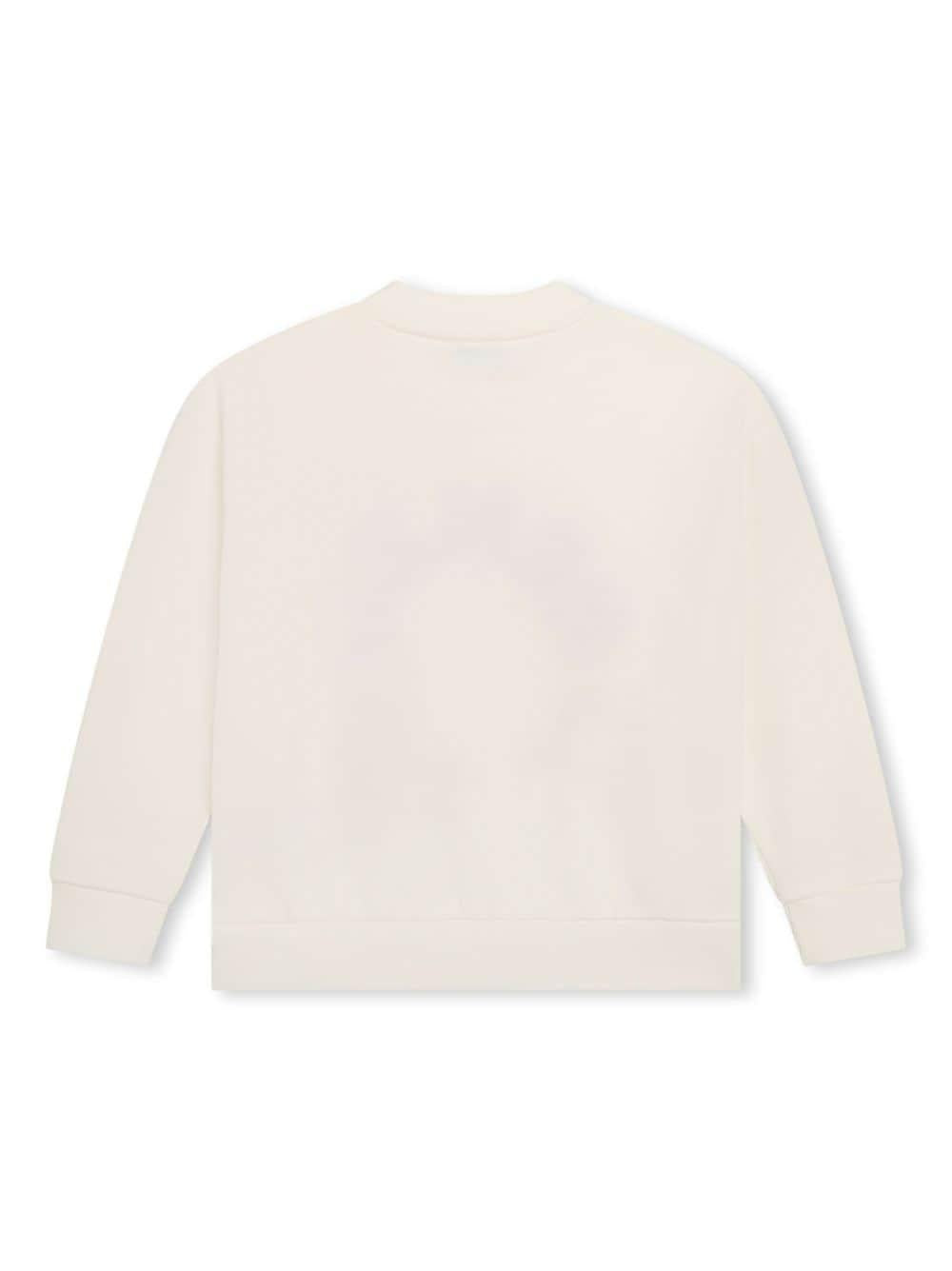 felpa bianco bambino K60333 121 KENZO KIDS 