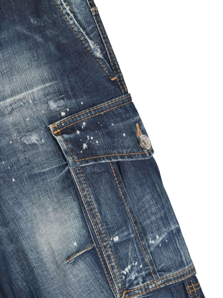 Jeans denim bambino,con sei tasche