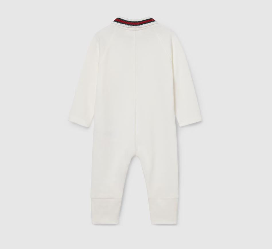 tutina bianca neonato 825183XJHAM 9024 GUCCI KIDS 