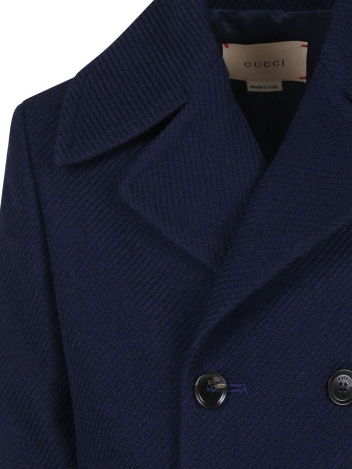 Cappotto blu bambino