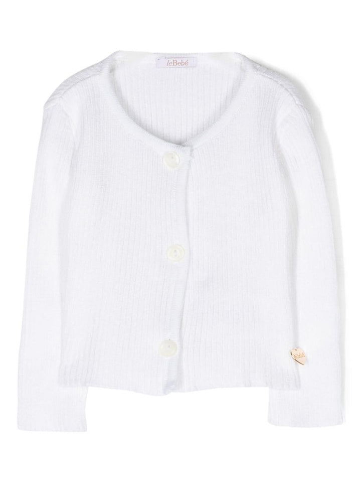 Cardigan neonata bianco