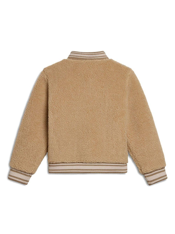 Bomber beige bambina