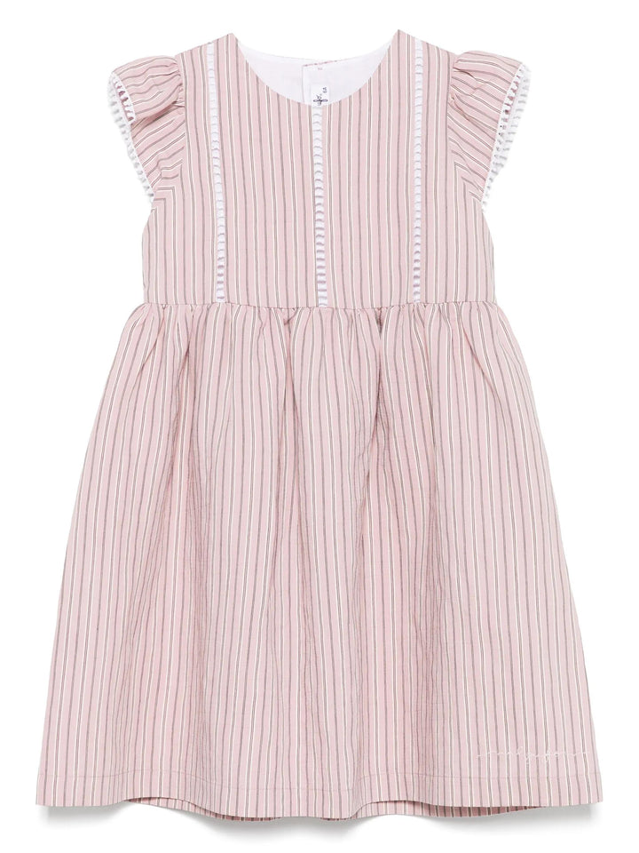 abito rosa bambina P25VM782R1000 333 IL GUFO 