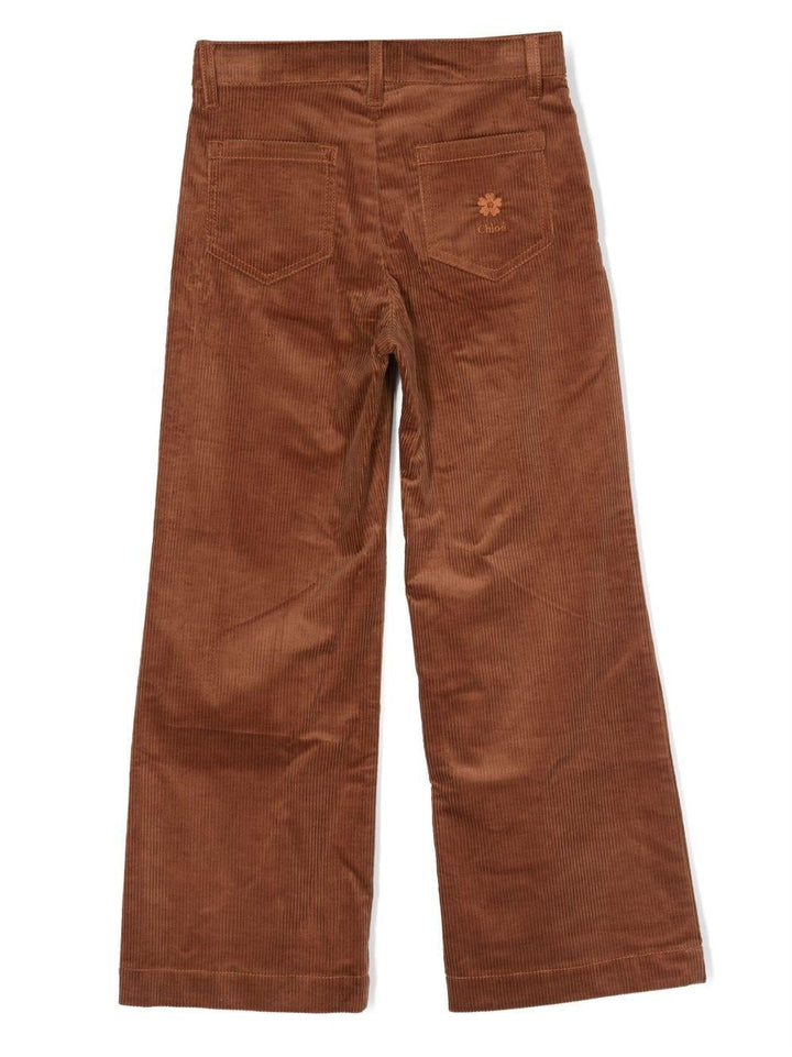 Pantaloni marroni bambina
