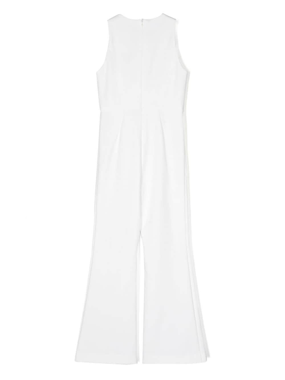 Jumpsuit bianca bambina