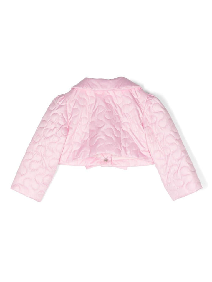 Piumino rosa neonata