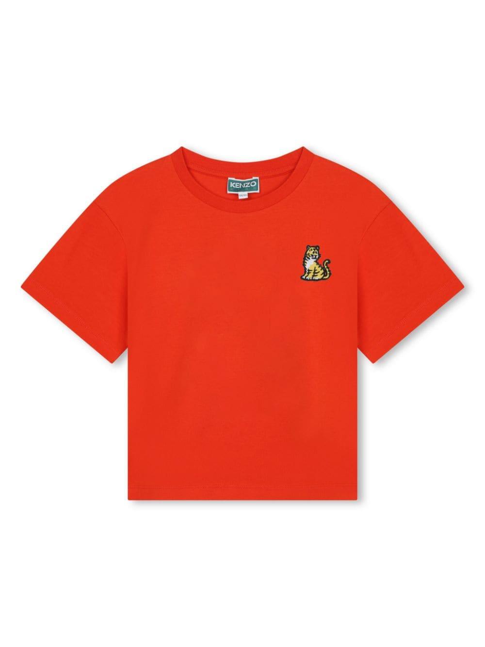 t-shirt rossa bambino K60250 99A KENZO KIDS 