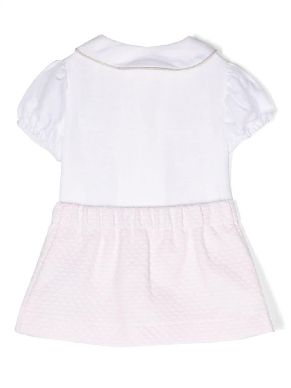 Set bianco/rosa neonata