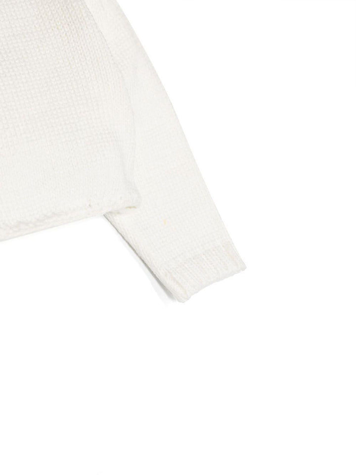 Cardigan bianco neonata