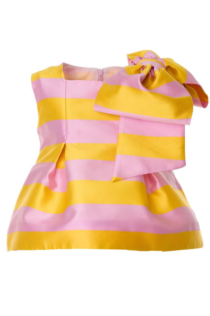top giallo/rosa bambina