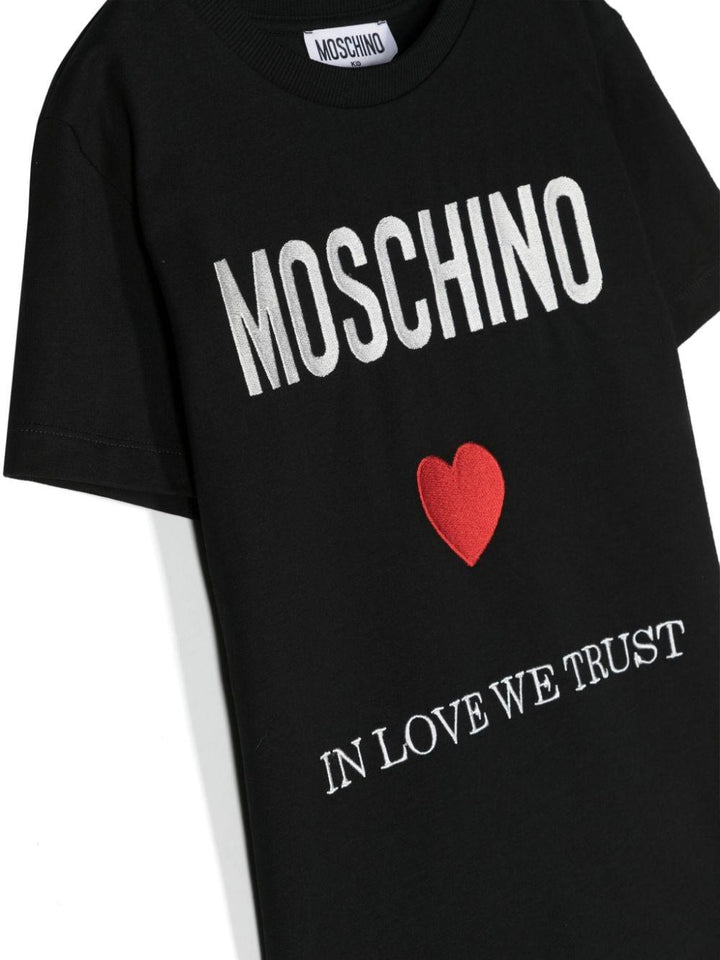 t-shirt nera bambino