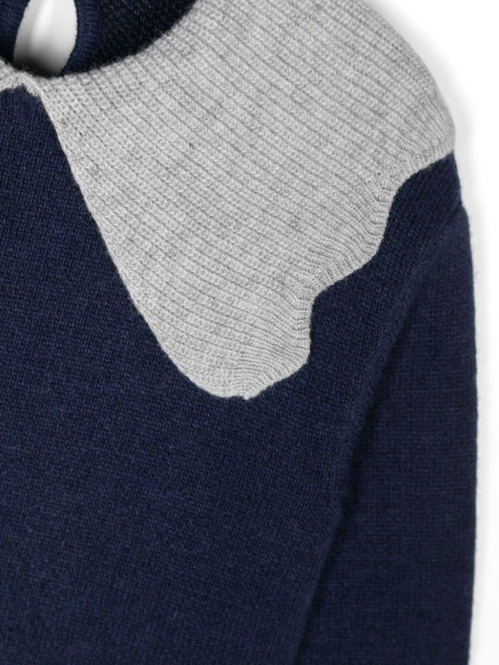 Maglione blu neonata