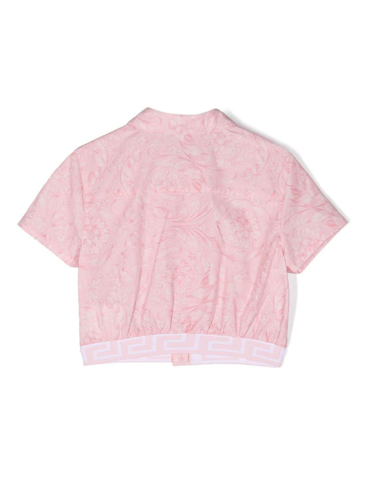 Camicia rosa bambina