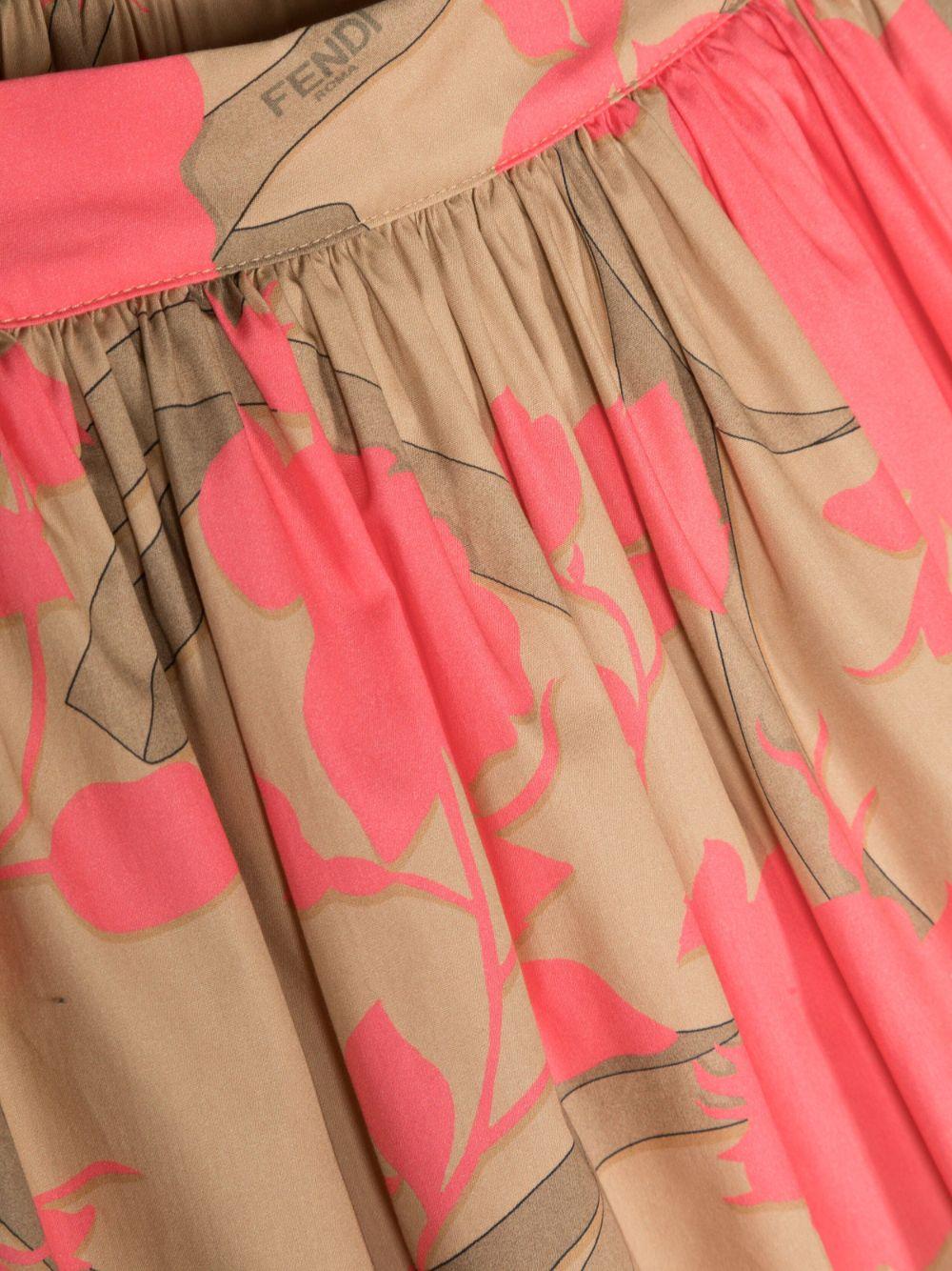 Gonna beige bambina