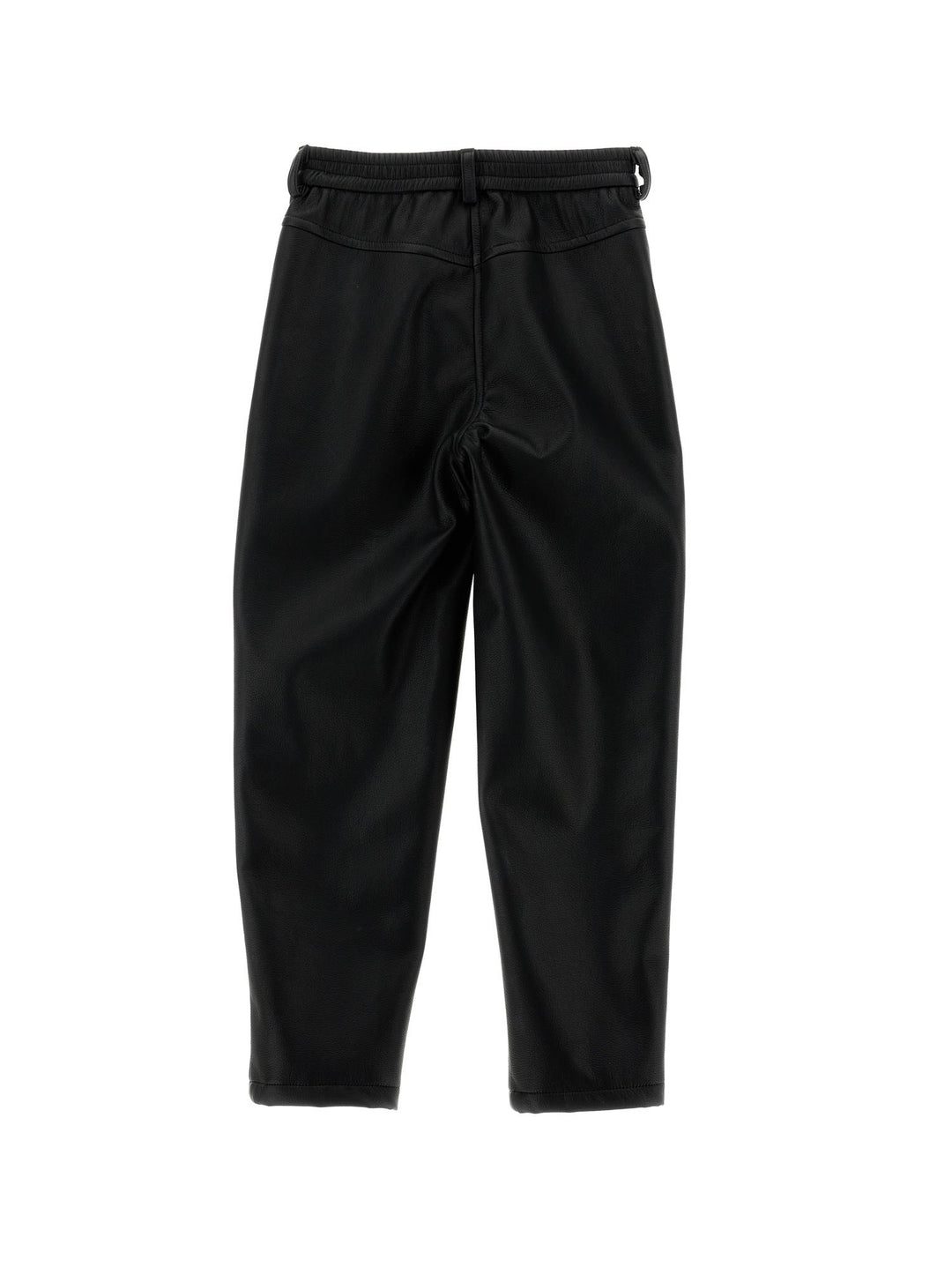 Pantaloni neri bambina con logo