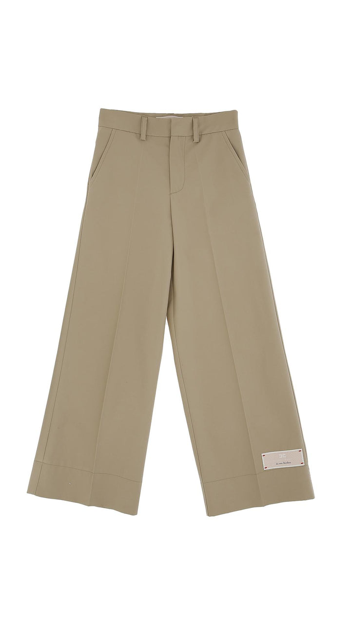 Pantaloni beige bambina