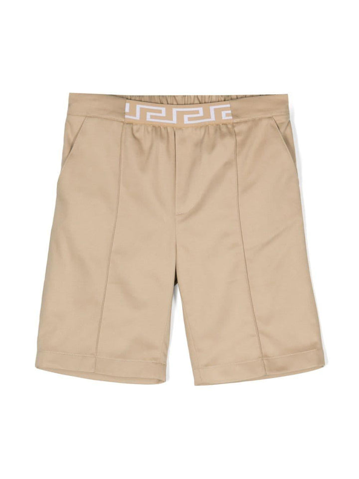 Short beige bambino
