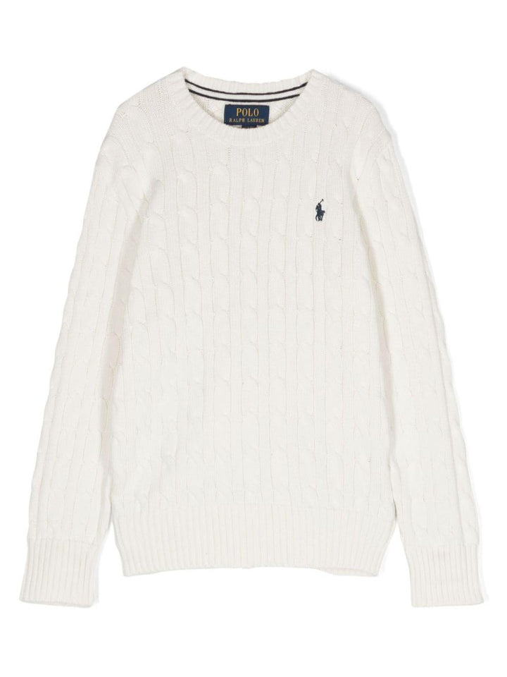 Maglione bambino bianco