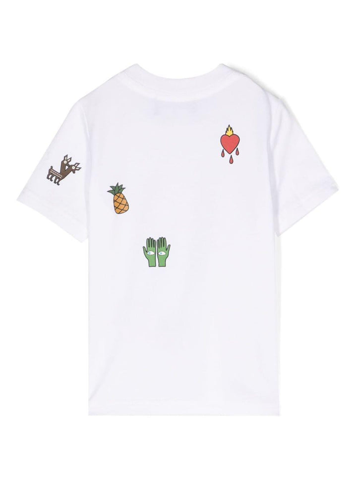 T-shirt bianca neonata