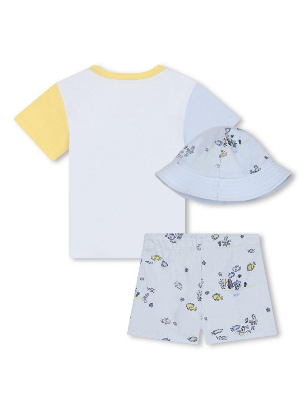 Set neonato azzurro cielo K60064 10P KENZO KIDS 