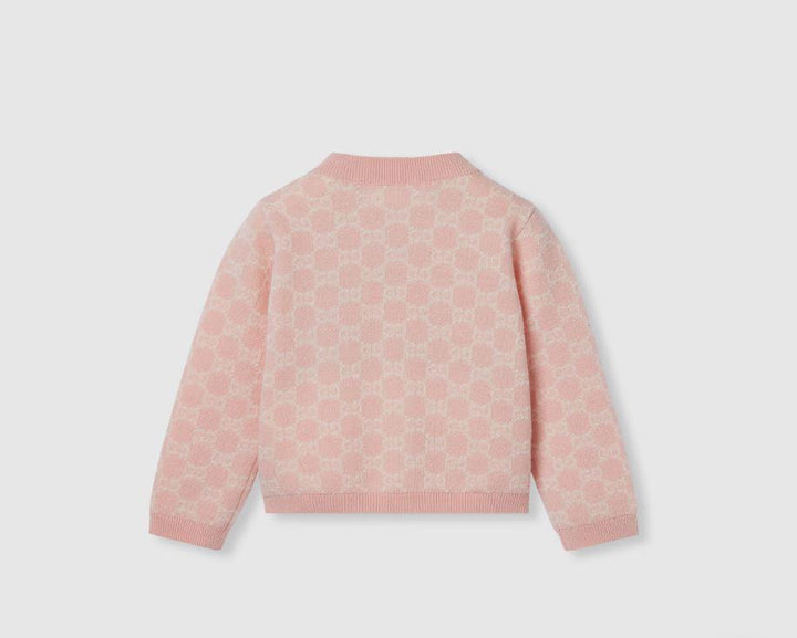 cardigan rosa neonata 834348XKEZP 5012 GUCCI KIDS 