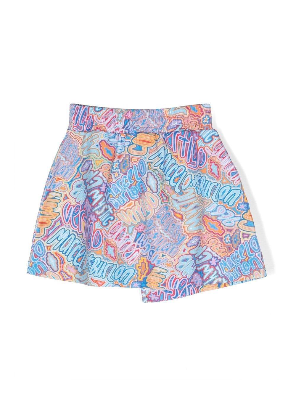 Gonna multicolor bambina