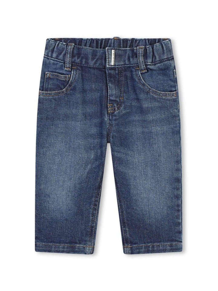 Pantaloni blu neonato