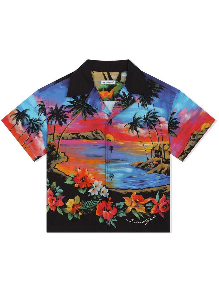 Camicia multicolor bambino
