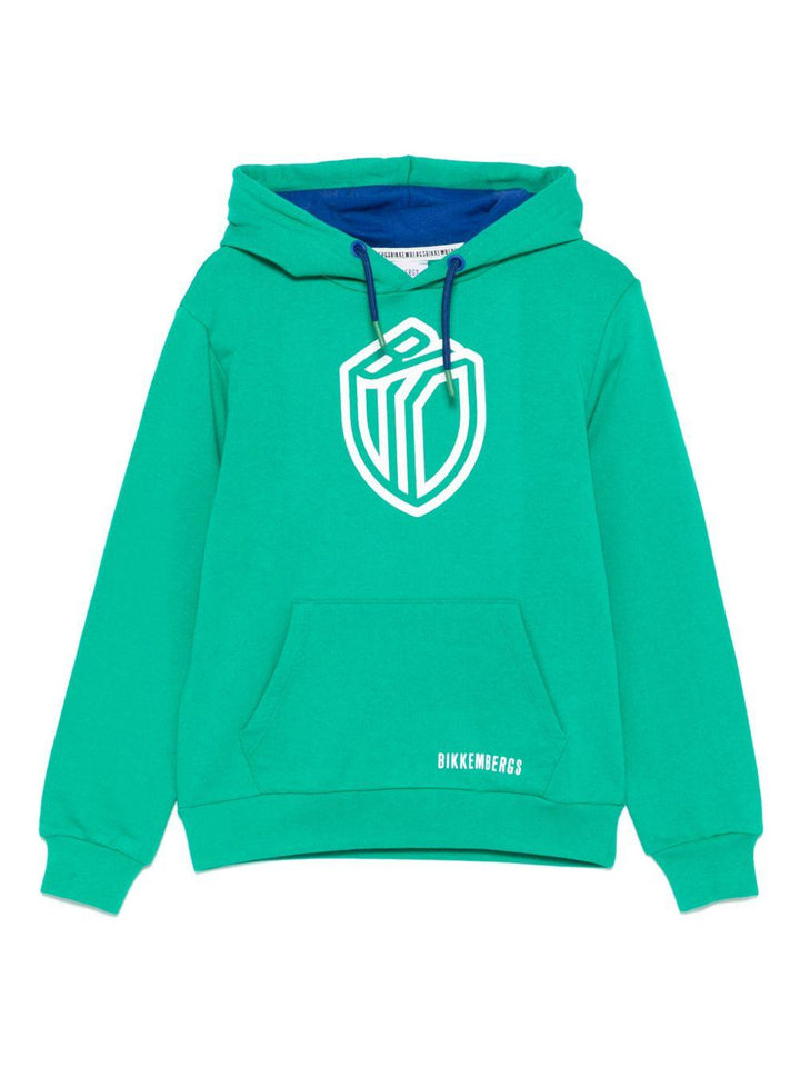 felpa verde bambino