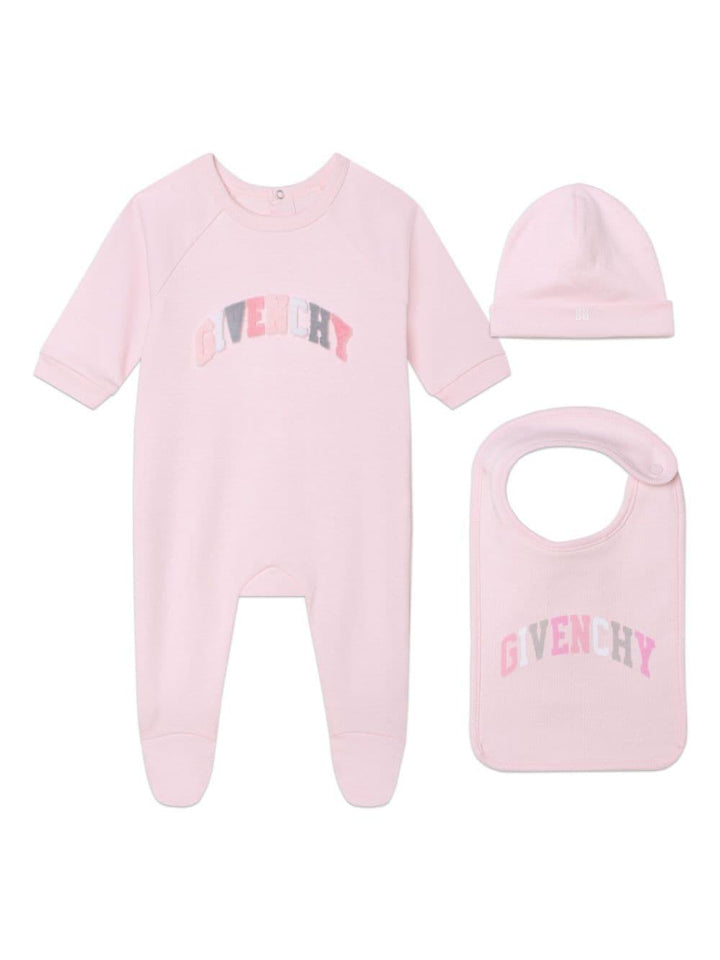 Completo rosa neonato unisex H98181 44Z Givenchy Kids 