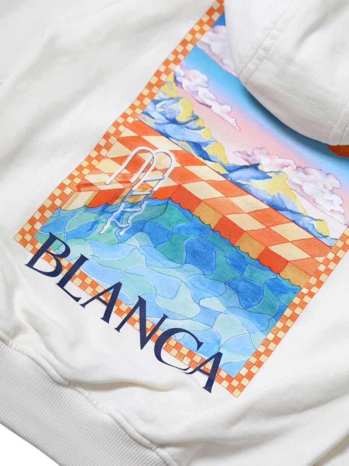 Felpa bianca bambino