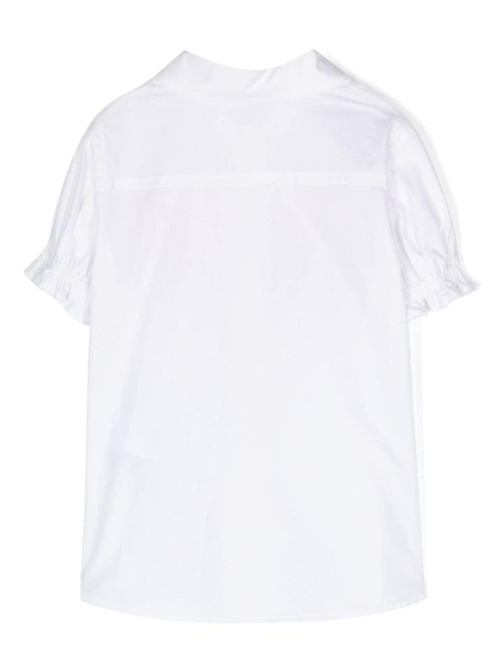 Camicia bianco/rosa bambina