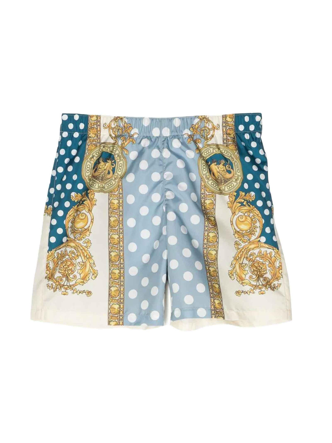 Costume da bagno blu bambino 10002711A08111 5V510 VERSACE 