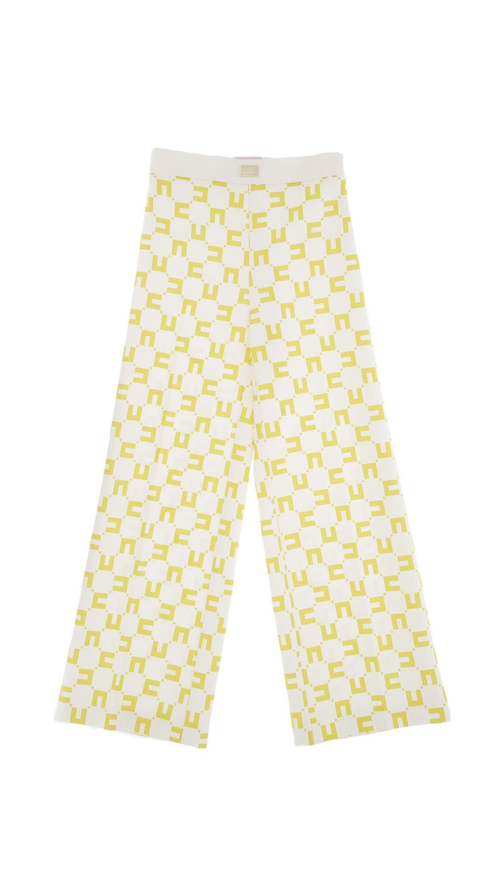 Pantaloni bianco/gialli bambina